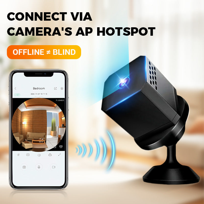 📹 50% OFF NOW! 🌙 Mini Smart HD Security Camera – Night Vision, Motion Detection & Two-Way Audio 🔒