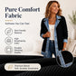 ⌛Limited-time offer-Women’s Elegant Denim Spliced Ribbed Knit Coat