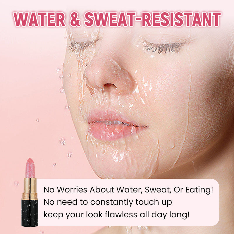 💋Waterproof & Moisturizing Glitter Lipstick - Buy 1 Get 1 Free
