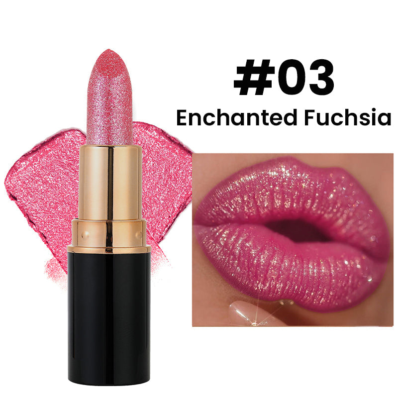 💋Waterproof & Moisturizing Glitter Lipstick - Buy 1 Get 1 Free