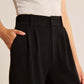 Lightweight Tailored Wide Leg Pants