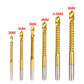 🔥HOT SALE🔥Titanium Coated High Speed Steel Serration Bits (Pack of 6)