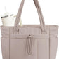 💕Hot Sale 50% OFF🎁Wandering Nature Puffer Tote Bag with Cup Holder & Laptop Compartment & Trolley Sleeve for Travel, Work, Nurse, Women