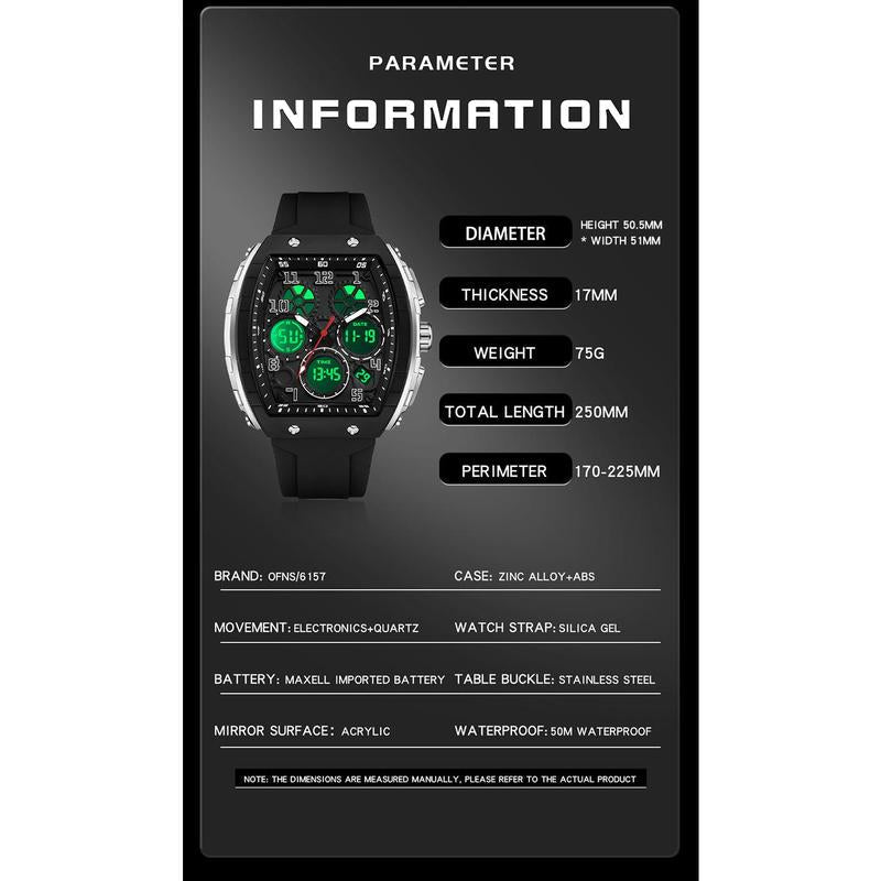 🎁Meet Christmas 50% OFF🎄Men's Sporty Luminous Digital Automatic Watch