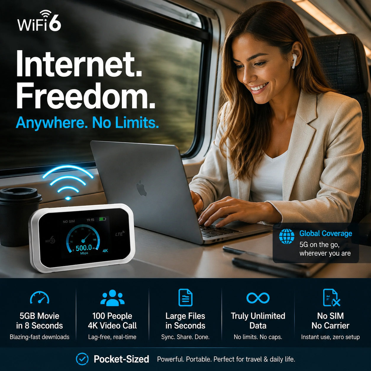 📶Limited-Time Offer- Mobile hotspot with full Wi-Fi coverage