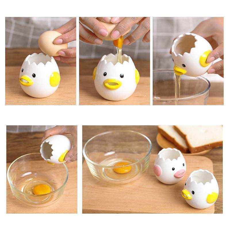 ⏳Limited-time 50% off⏰Cartoon Egg White Separator🥚🍮