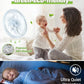 2-in-1 Mute Adjustable Fan Light with Remote Control