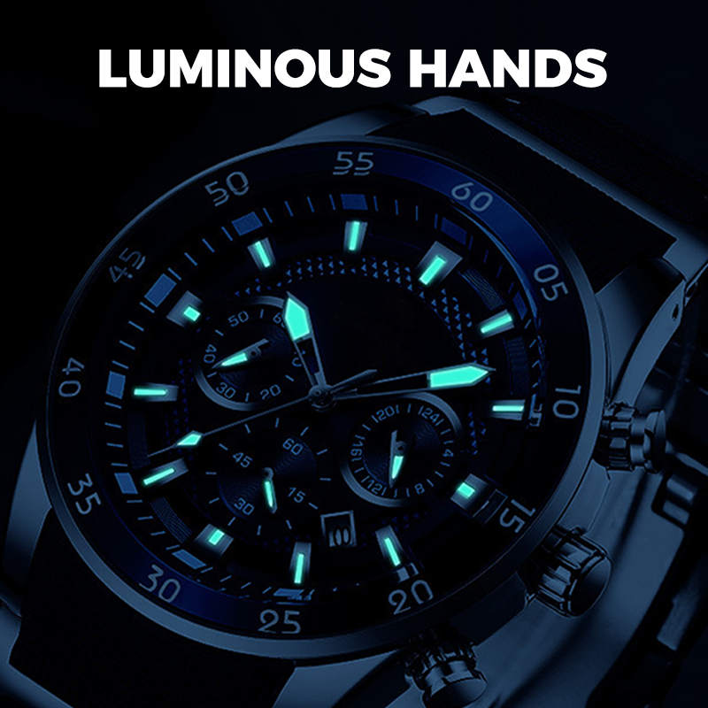 🔥Hot Sale Offers-Men's Waterproof Multifunctional Quartz Watch
