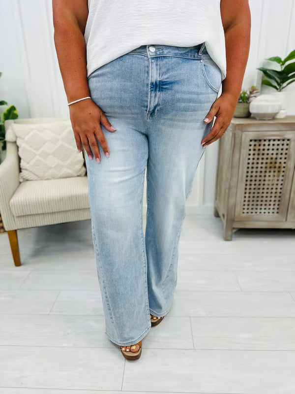 👖💥Hot Sales - 49% OFF💥Vintage Wash Plus-Size Jeans — Stretchy & Straight Leg Fit