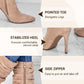 💥Fabric material upgrade-Women's Pointed Toe High Heel Short Boots