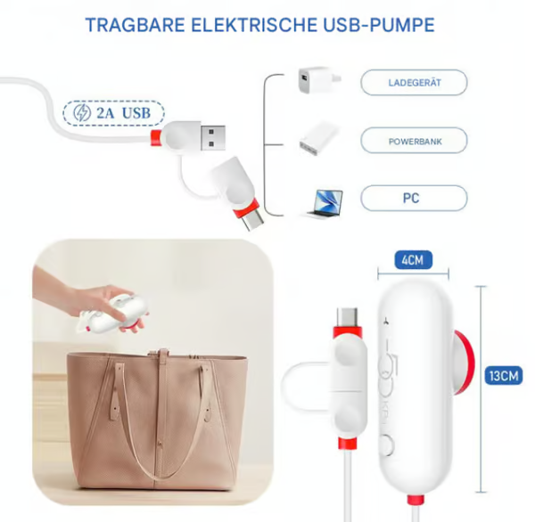 📦 50% OFF WHILE STOCKS LAST! 🔥 USB Electric Vacuum Sealer Bags - Save 80% Space, Reusable & Airtight for Food/Travel 🍖✈️