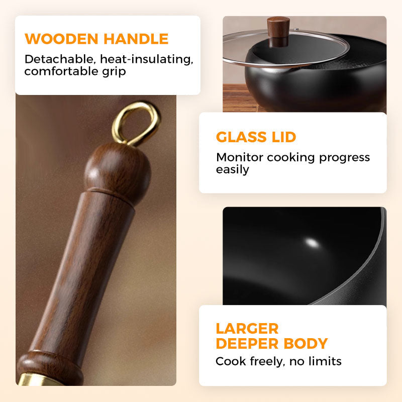 🔥Hot Sale 50% OFF🍳Uncoated Thick Iron Pot