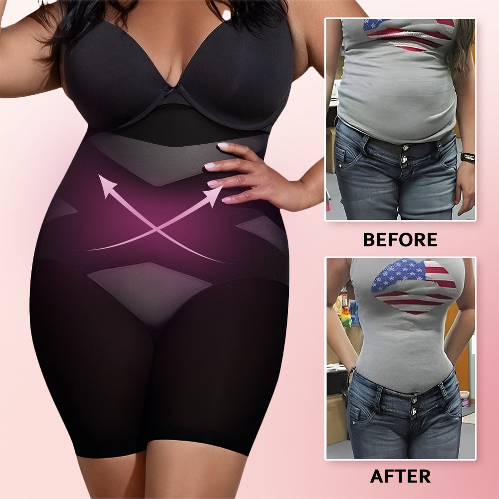 🔥2025 Hot Sale 50% Off🔥NEW CROSS COMPRESSION HIGH WAISTED SHAPER