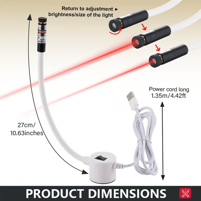 🔥NEW YEAR SALE 50% OFF🔥Magnetic Positioning Quilting Light for Sewing Machine