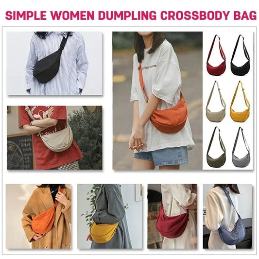 💝Simple Women Dumpling Crossbody Bag