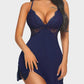 💖 Women's Sexy Lace Trim Slit Bowknot Decor Sleep Dress