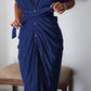 Real silk satin shirt dress