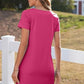 🎉🛍️Summer Specials👗Women's Casual Square Neck Pocket Short Sleeve Dress with Pockets