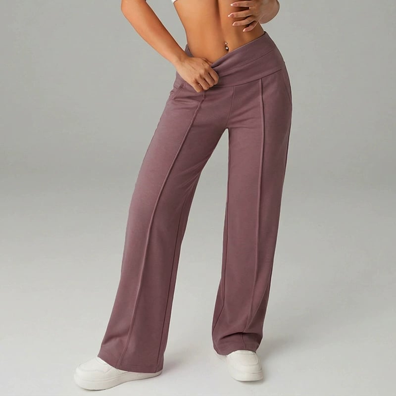 🔥🎁New arrival 50% OFF💕Women's Plain Loose Straight Leg Pants