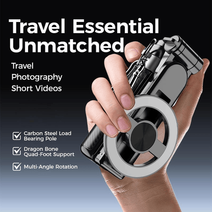 📸🔥 Last Day 49% OFF🌟4-in-1 Magnetic Selfie Stick-360° Rotation & Portable Tripod✅