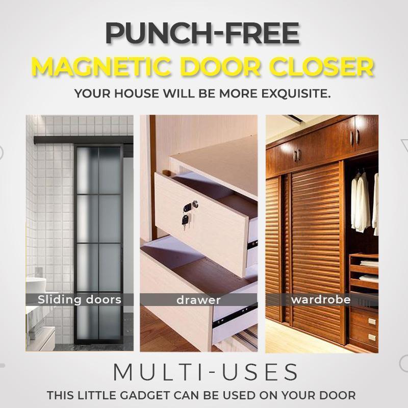 Strong Magnetic Punch-free Ultra-thin Invisible Door Suction