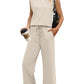 💕Hot Sale  60% OFF🔥New Women's  Sleeveless Top & Wide-Leg Pants Set