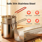 🎁2026 New Arrivals 50% OFF💥R304 Stainless Steel Multifuntional Fryer