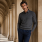 Men's Casual Plaid Fake 2-Piece Knit Top