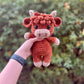 ✨LAST DAY PROMOTION - 50%OFF✨Crochet Highland Cow Amigurumi Pattern🐮- DIY Kit & Finished Plush