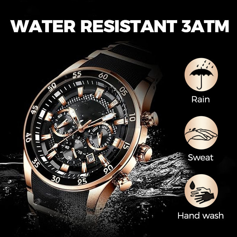 🔥Hot Sale Offers-Men's Waterproof Multifunctional Quartz Watch