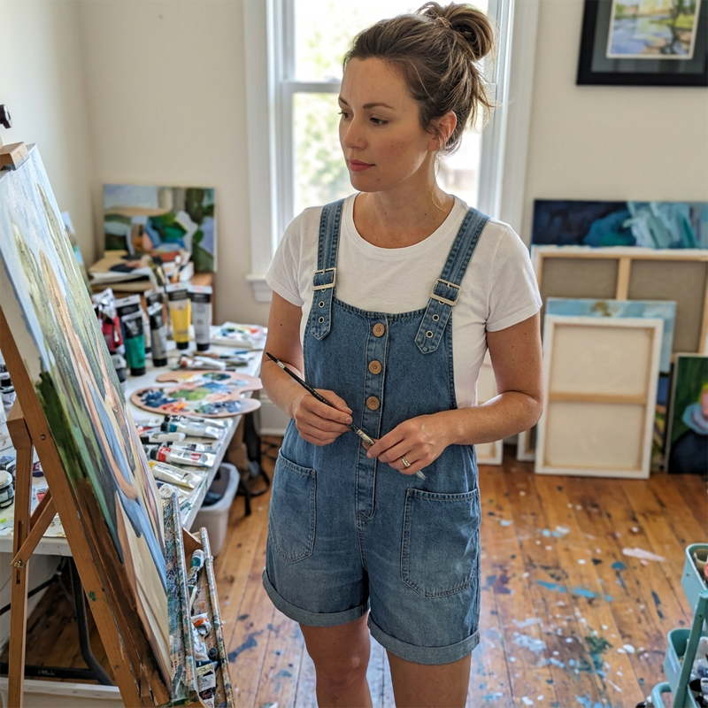 ⌛Limited-time Offer 50% OFF👍-Women's Casual Denim Romper