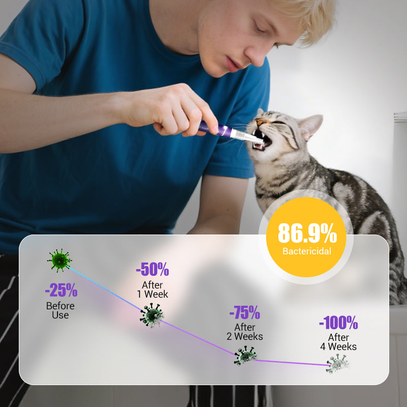 🥇BUY 1 GET 1 FREE🔥Pet Oral Repair Gel Toothbrush 🐱🐶