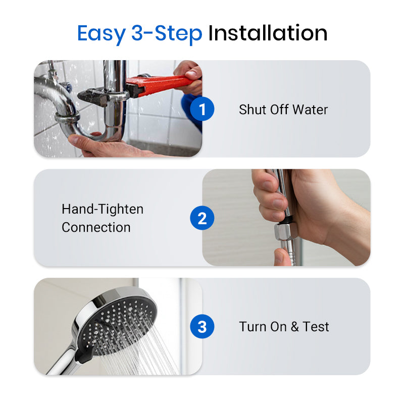 🚿 49% OFF NOW! ✨ High-Pressure Rainfall Shower Head - 360° Adjustable Angle, Easy-Clean Nozzles & Universal Fit for Refreshing Showers 💦📦