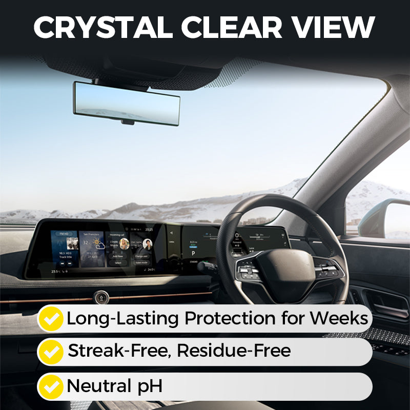 ⏳Time-limited Special⏰Micromolecular Anti-Fog Coating Wiper🧽Keeps Your Windshield Clear & Fog-Free✨