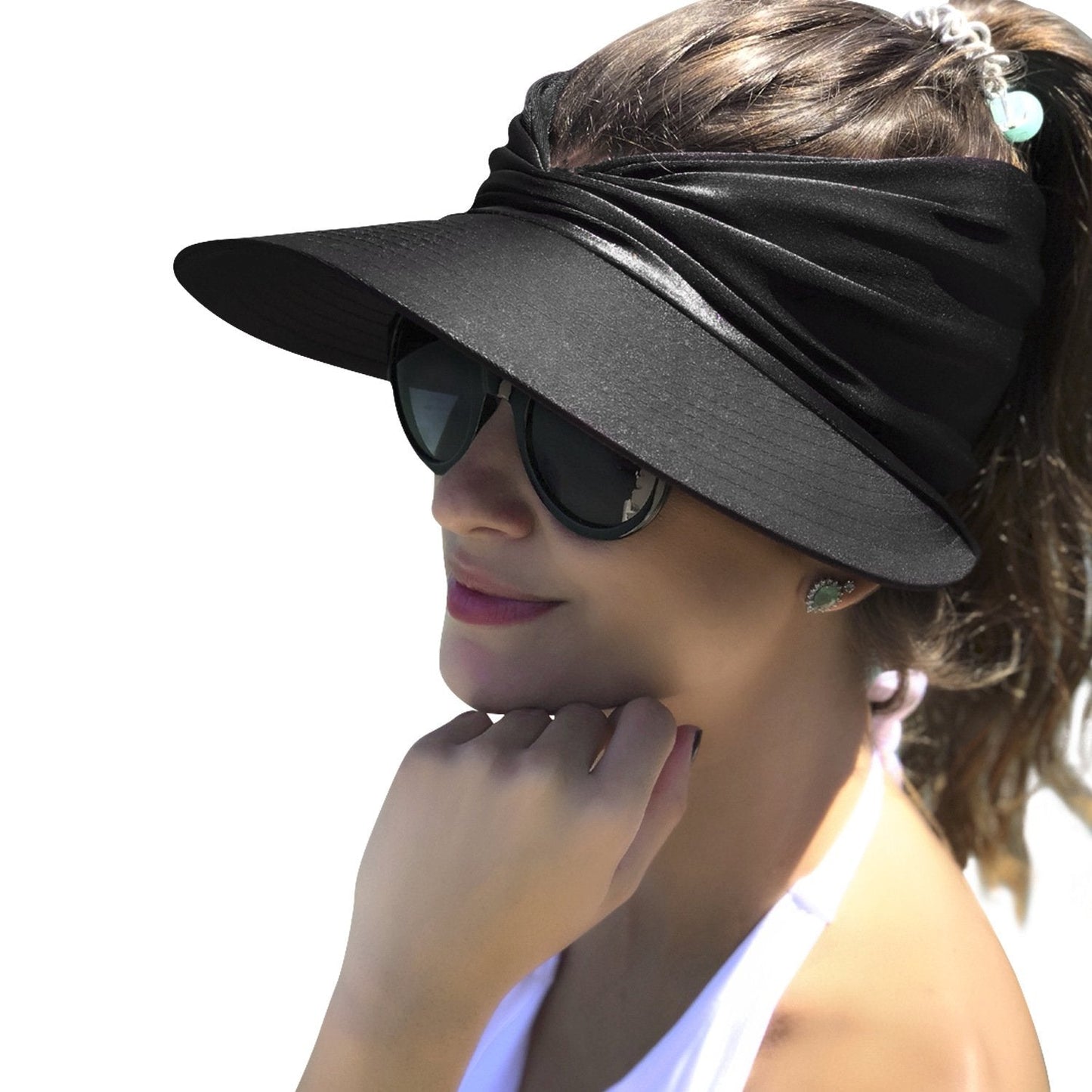 Last day 50% off -Women Sun Beach Visor Cap