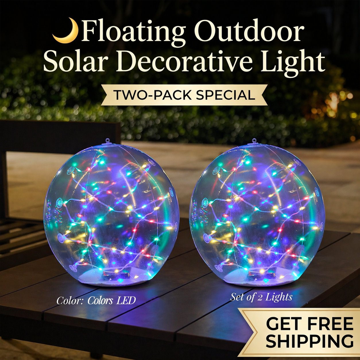 🌙Floating Outdoor Solar Decorative Light