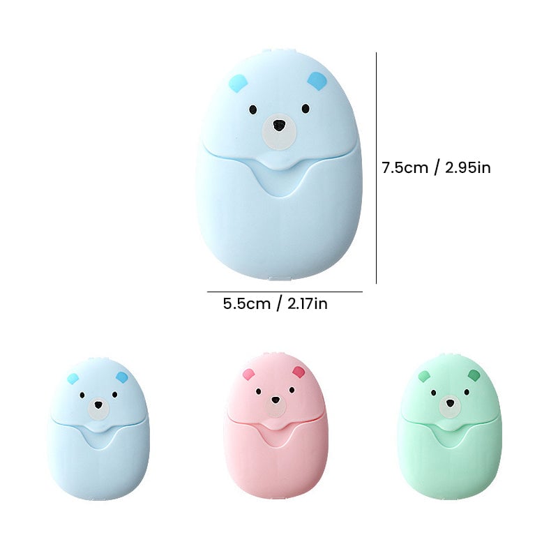 50 PCS Outdoor Portable Soap Paper