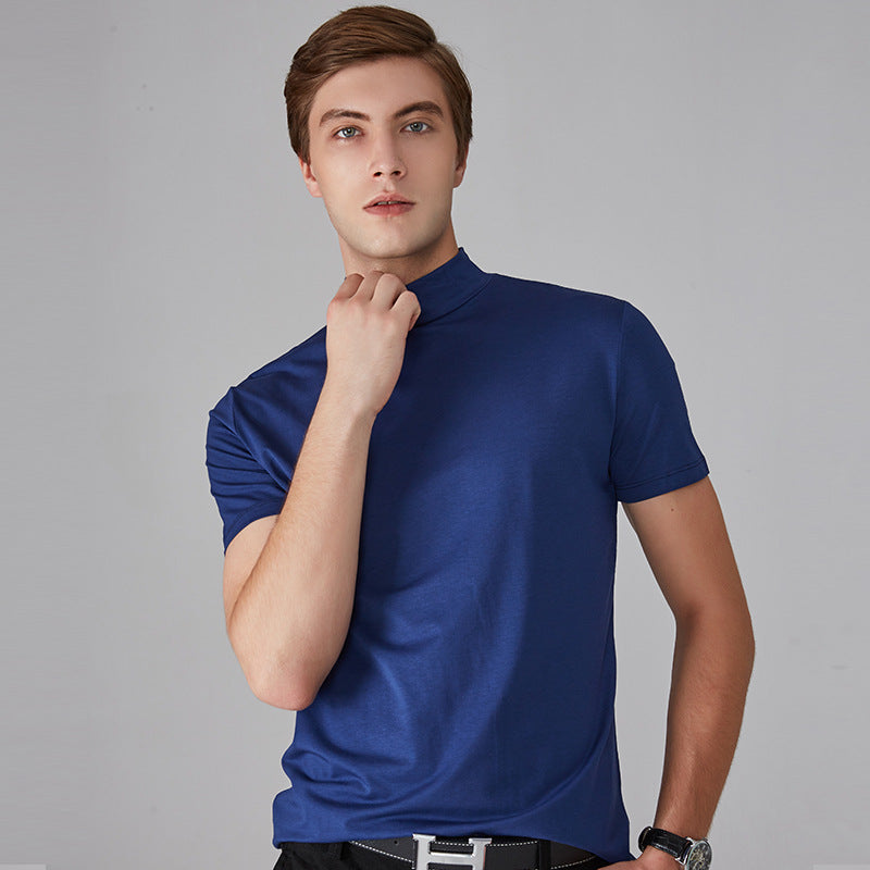 🔈🔈2026 Hot Sale - 56% OFF🎁High Neck Slim Fit T-shirt for Men