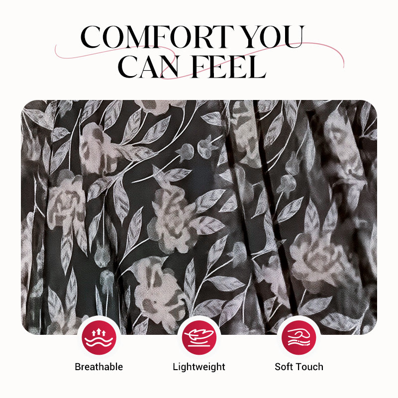 🌸New Arrival 50%OFF💖 Women's Off-the-Shoulder V-Neck Printed Dress