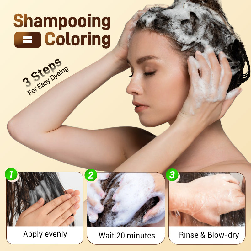 🔥Pure Natural Plant Extract💥Nurturing Herbal Hair Color