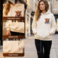 🐮 50% OFF!!🎁Cute Highland Cow Cozy Fleece-Lined Hooded Sweatshirt