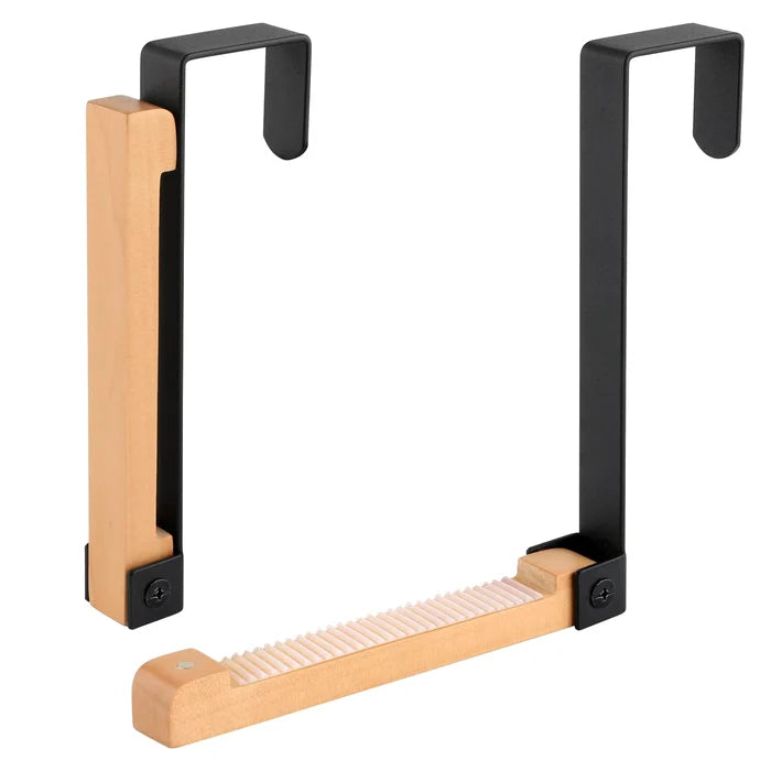 Pousbo® Foldable Wood Hooks Over-the-Door