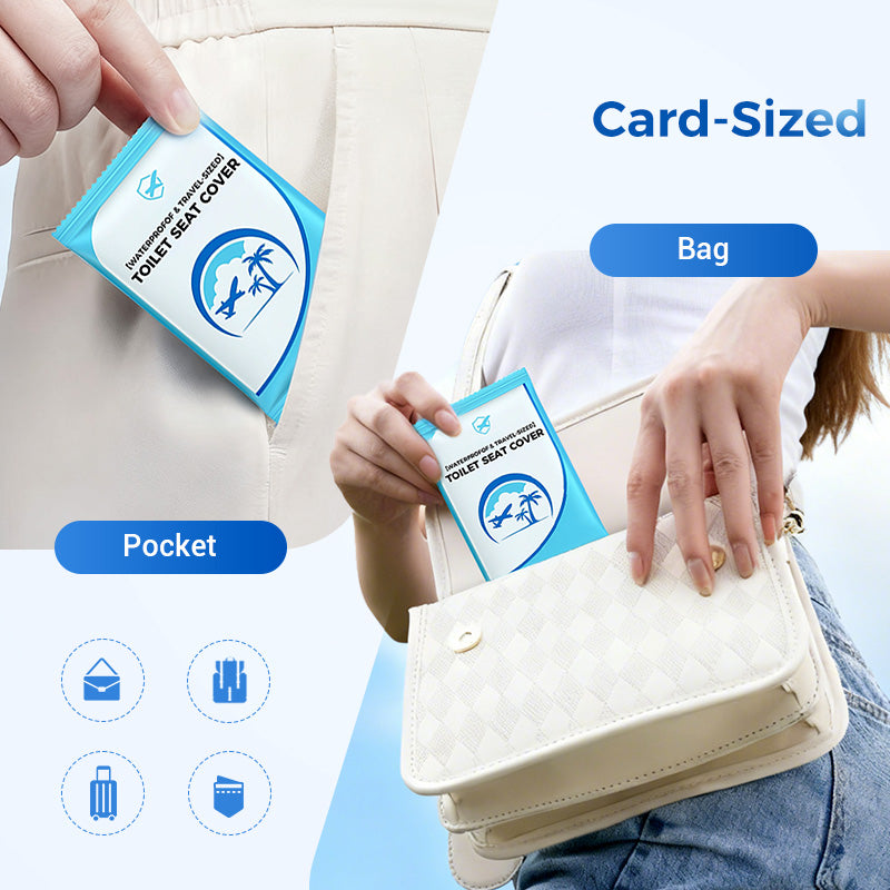 🎁2025 Hot Sale🎁- 49% OFF💥 Disposable Plastic Toilet Seat Cover - No Worry Of Public Toilet Anymore👋