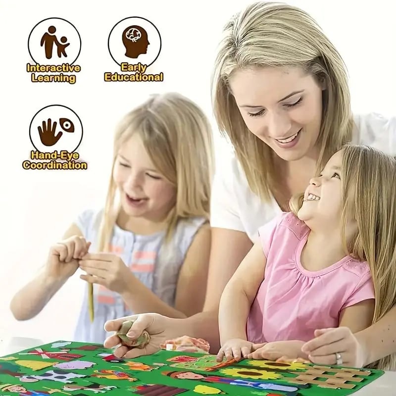 🎁Early Christmas Hot Sale 49% OFF🎅🎄Early Education Interactive Felt Board