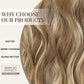 💖Hot Sales 50% OFF🤩Women's Gradient Long Wavy Hair Wig, One-Piece with Adjustable Fit💁