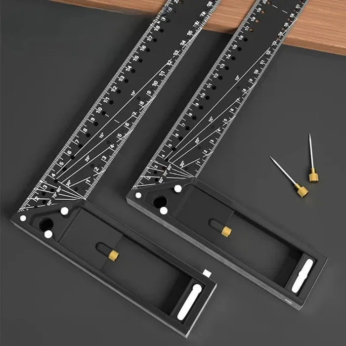 Multifunctional Combination of Movable Angle Ruler Set