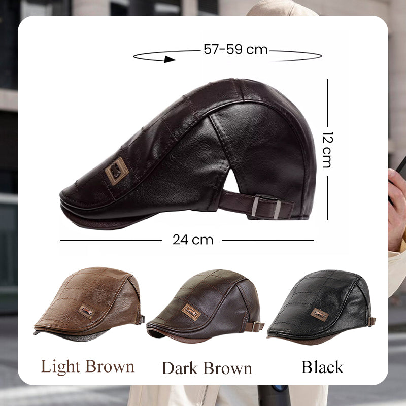 New Fashion Leather Beret