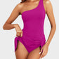 ⛱️Last Day Sale 49% OFF🔥One Shoulder Skirted One Piece Swimsuit