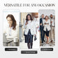 Women’s Fashion Button Tassel Short Coat 💼 – Tassel & Button Elegance, Suitable for Office & Casual Events 👠