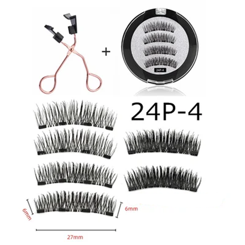 3D magnetic eyelash set